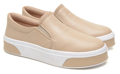 SLIP ON FEMININO MANU EM COURO SOFT 16204 - loja online