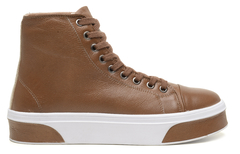 TÊNIS FEMININO CANO ALTO BEL EM COURO SOFT 16203