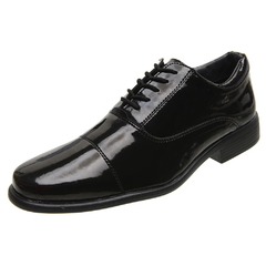 SAPATO SOCIAL MASCULINO MILITAR COURO ECOLÓGICO CADARÇO - comprar online
