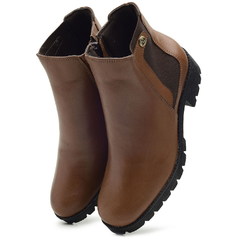 BOTA FEMININA POMPÉIA EM COURO SOFT - 3060 - loja online