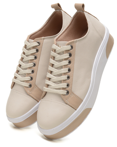 TÊNIS FEMININO ANA EM COURO SOFT 16202 - B&A Shoes