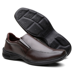 Combo Sapato Social Masculino Confort com Relogio e Carteira - comprar online