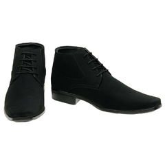 Sapato Bota Social Masculina em Couro Ecológico, - comprar online