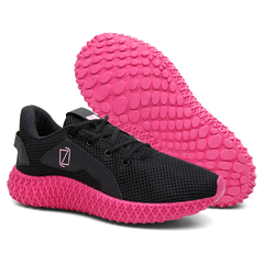 Tênis Sport FLEXFEM Feminino Preto/Rosa na internet