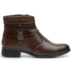Imagem do Botas Cano Curto Com Fivela Lateral