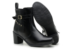 Imagem do Bota Coturno Feminino Blogueira Lana Com Fivela Ajustável