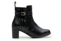 Bota Coturno Feminino Blogueira Lana Com Fivela Ajustável
