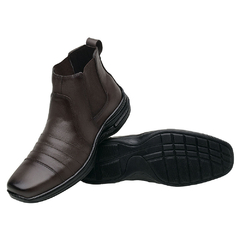 Botina Conforto Masculina Couro Bovino Legítimo - comprar online