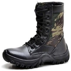 Coturno BotaI Infanto juvenil Kids Adventure Militar Tatico Camuflado - B&A Shoes