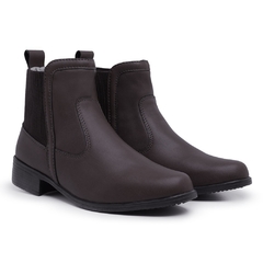 Coturno Feminino Preto Chelsea Com Elástico - comprar online