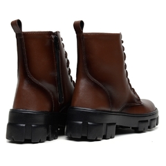 Bota Coturno Feminino Cano Alto Preto - comprar online