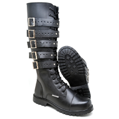 BOTA COTURNO FULGORE CANO ALTO 5 FIVELAS PUNK ROCK SONG UNISSEX