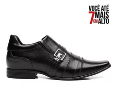 Imagem do Sapato Social Masculino Aumenta 7CM Preto - 6503