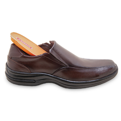 Sapato Masculino em Couro Ultra Conforto Fechamento Elastico - comprar online