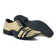 Kit Sapato Social Masculino Atacador Com Cinto E Carteira - B&A Shoes