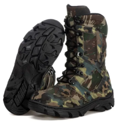 Imagem do BOTA COTURNO CANO MÉDIO PARA CAÇA E PESCA CAMUFLADO