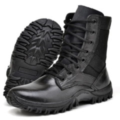 Coturno BotaI Infanto juvenil Kids Adventure Militar Tatico Preto CLINF