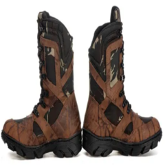 BOTA COTURNO CANO MÉDIO PARA CAÇA E PESCA CAMUFLADO na internet