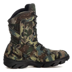 BOTA COTURNO CANO MÉDIO PARA CAÇA E PESCA CAMUFLADO - B&A Shoes