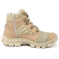 COTURNO FULGORE MILITAR CANO CURTO AREIA - B&A Shoes