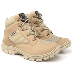 COTURNO FULGORE MILITAR CANO CURTO AREIA - comprar online