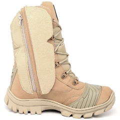 COTURNO FULGORE MILITAR CANO MEDIO AREIA - B&A Shoes