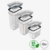 Kit 3 Potes Organizadores Herméticos Retangular Block - comprar online