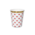 Vasos Corazones Rojos x