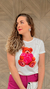 Camiseta T Shirt Feminina Ursinho Love