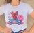 Camiseta T Shirt Feminina Yorkshire Cachorro Fofinho - com pérolas - comprar online