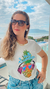 Camiseta T Shirt Feminina Hello Summer Abacaxi