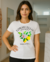 Camiseta T Shirt Feminina Tendência Estampa Limão
