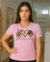 Camiseta T Shirt Feminina Paz, Amor e Cavalos - Aquarela T-Shirts