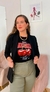 Camiseta T Shirt Feminina Tendência Cereja Cherries (Viscolycra)