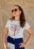 Imagem do Camiseta T Shirt Feminina Árvore e Borboletas