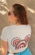 Camiseta T Shirt Feminina Minnie Bolsinho -Frente e Costas