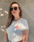 Camiseta T Shirt Feminina Sol e Lua - Frente e Costas