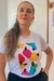 Camiseta T Shirt Feminina Tropical Caju Colorido - loja online