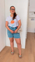 Camiseta T Shirt Feminina California Orange na internet