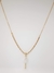 Colar longo coração branco - comprar online