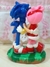 Imagem do Boneco de biscuit do Sonic e amy