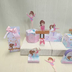 Kit festa Ginástica Artística com 95 itens - comprar online