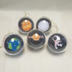 Bolinha de Natal Planetas na internet
