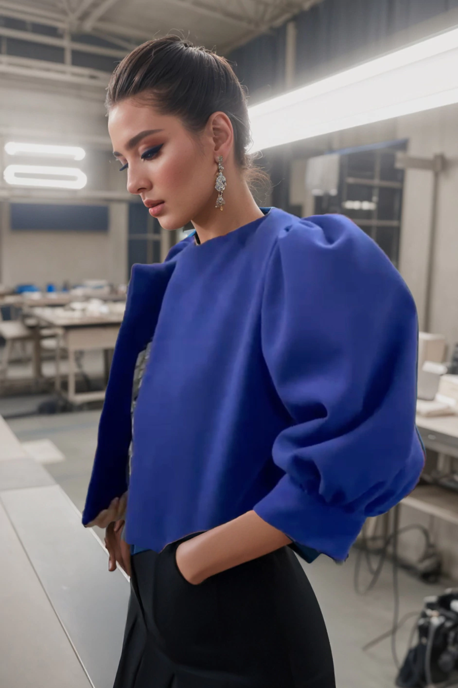AW 2025 | Royal Bloom Crop-top Jacket