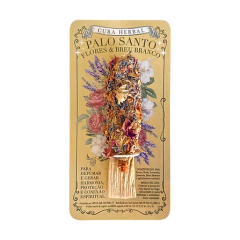 Palo Santo Buque de Flores e Breu Branco Cura Herbal