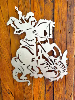 Imagem São Jorge em MDF