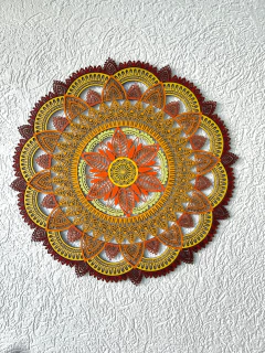Mandala Caminho Cósmico Recortada 60cm - A Dona Pimenta