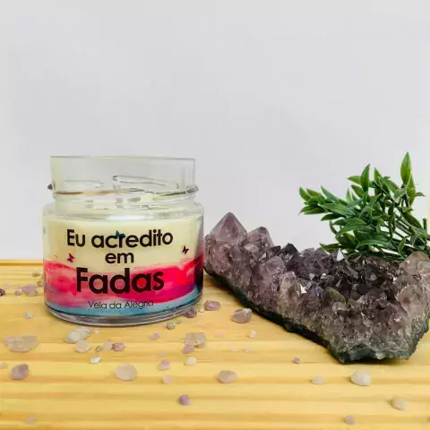 Vela das Fadas - Ametista - Baunilha - 150g