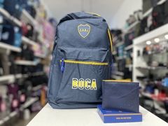 SET BOCA JUNIORS MOCHILA en internet
