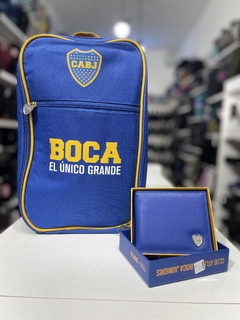 SET BOCA JUNIORS BOTINERO - Blue Sky tendencias